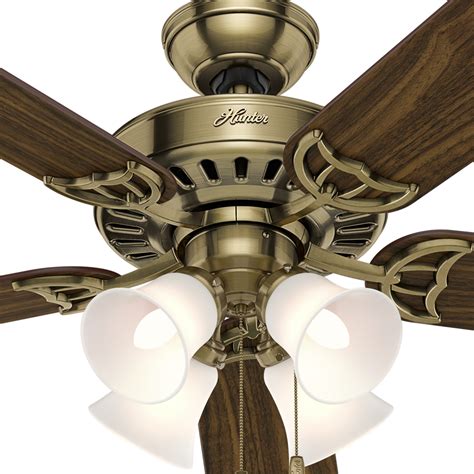 Brass Ceiling Fans / Hampton Bay 46008 Carriage House 52 in. LED Indoor ...