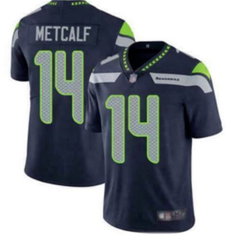 DK Metcalf 14 Jersey Seattle Seahawks Any Size | Etsy