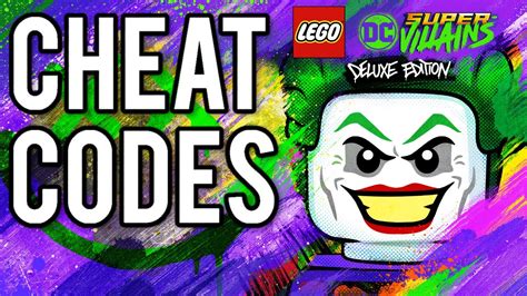 LEGO DC Super-Villains - ALL CHEAT CODES - YouTube