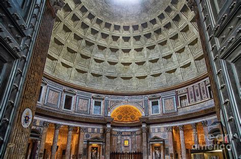 The Pantheon Rome Italy Interior Photograph by Wayne Moran - Fine Art ...