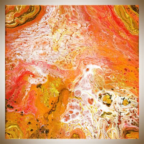 Digital Download Abstract Art Red Orange Black Original | Etsy