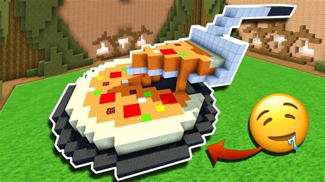 ¿TE COMERÍAS ESTA PIZZA LEGENDARIA? 🤤😍 MINECRAFT BUILD BATTLE CON ...