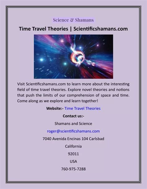 PPT - Time Travel Theories Scientificshamans PowerPoint Presentation ...