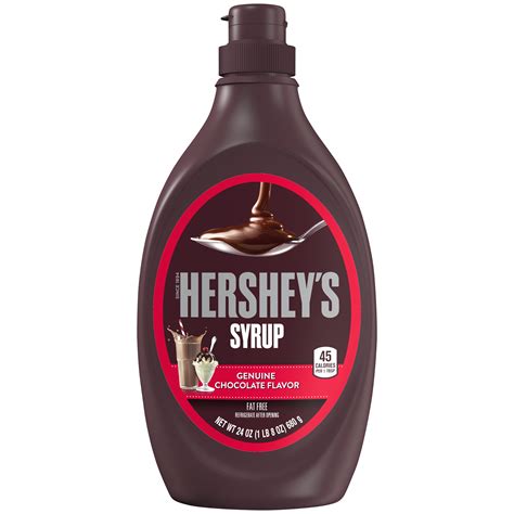 Hershey's Syrup, Genuine Chocolate Flavor, 24 oz (1 lb 8 oz) 680 g