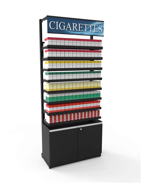 Tobacco fixtures - cigarette merchandisers