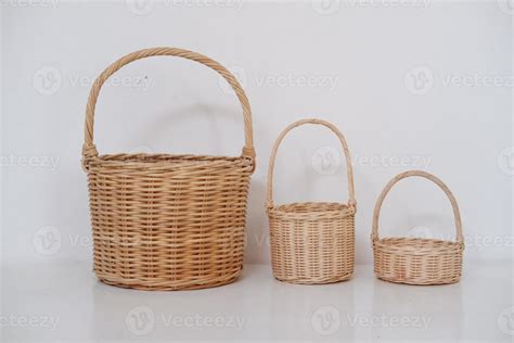 beautiful wicker basket as a background 19809838 Stock Photo at Vecteezy