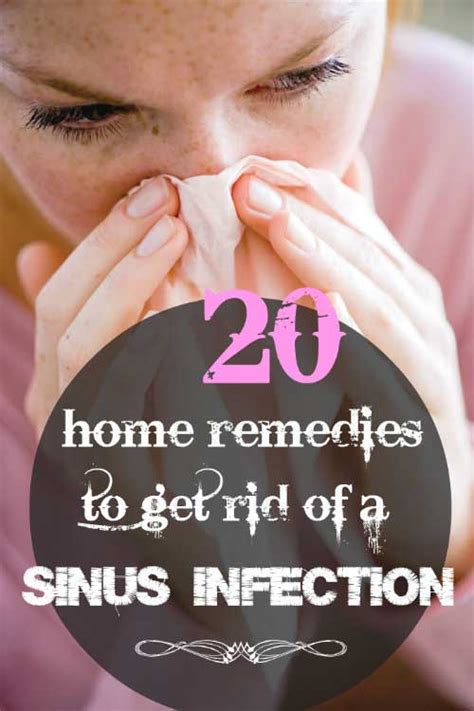 Home Remedies to Get Rid of Sinus Infection