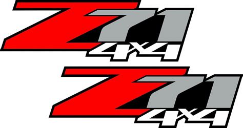 Product: 2 Chevy Z71 Off Road 4x4 Truck Decal/Sticker X2 Jacked Up ...