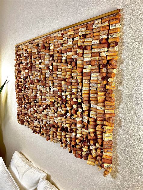 Hanging Cork Wall Art Piece - Etsy