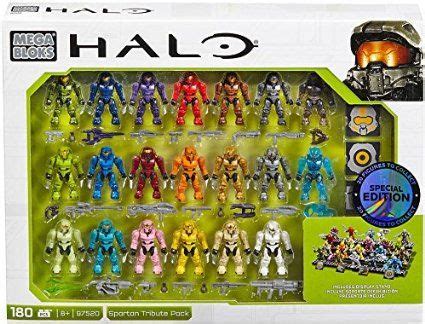 Mega Bloks Halo EXCLUSIVE SET #97520 Spartan Tribute Pack [20 Figures ...