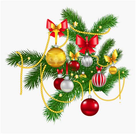 Christmas Decorations Clipart - Christmas Tree Images Png, Transparent ...