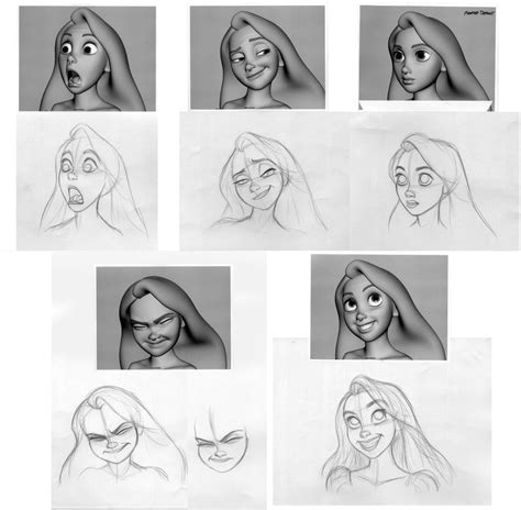 Jeff Merghart — Disney Character Studies | Character design disney ...