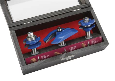 Carbide Tip Doormaker Stile / Raised Panel Router Bit Set 3 Pc