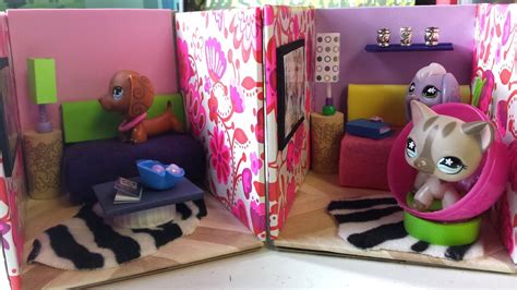 How to Make Cute LPS Living Rooms: Dollhouse DIY - YouTube