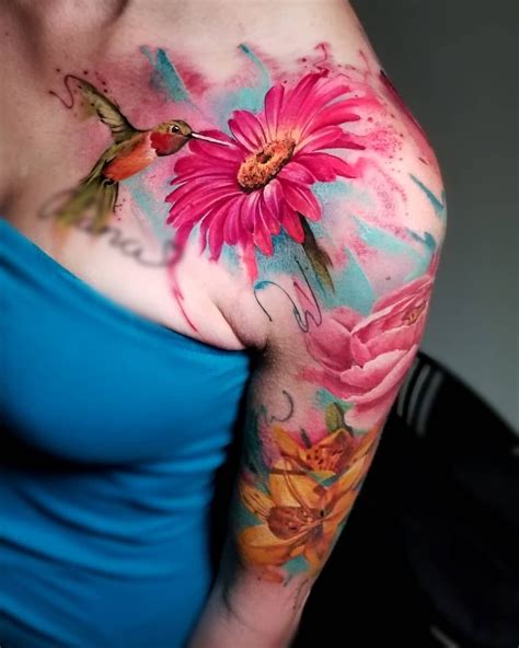 15 artists of watercolor tattoo | iNKPPL | Floral tattoo sleeve ...