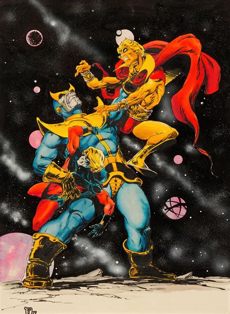 Adam Warlock Vs Thanos