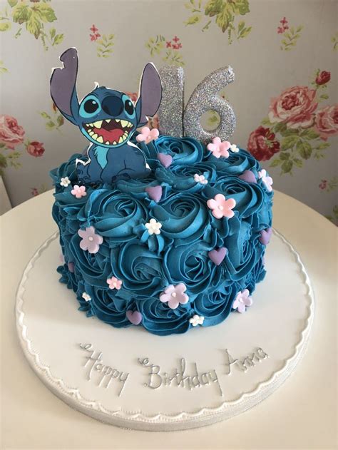 Stitch cake | Ideas de pastel de cumpleaños, Tortas bonitas, Pasteles ...