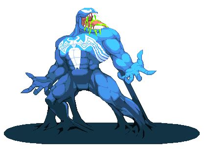 Venom character sprite "Marvel vs. Capcom" #marvel #capcom