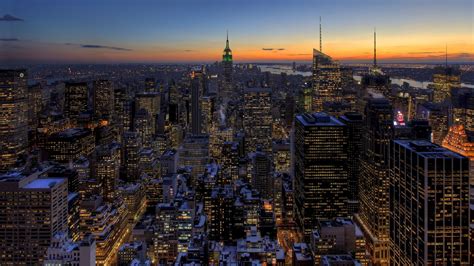 New York City Skyline Wallpapers High Quality | Download Free