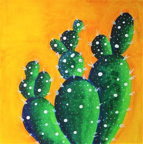 Colorful Cacti | Skillshare Student Project