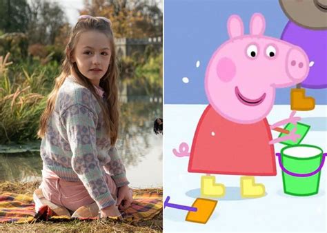 Amelie Bea Smith as the Voice of Peppa Pig | The Haunting of Bly Manor ...