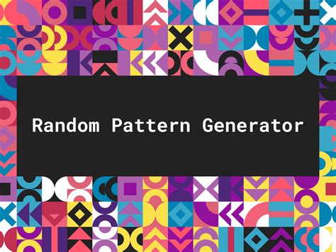 Random Pattern Generator - Free Figma Resource | Figma Elements