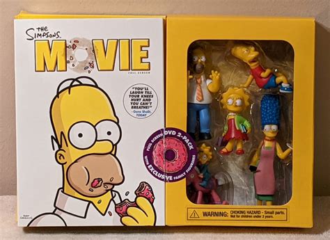 The Simpsons Movie Full Screen DVD With Exclusive Family Figurines ...