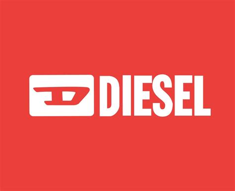 Diesel Logo Brand Symbol White Design luxury Clothes Fashion Vector ...