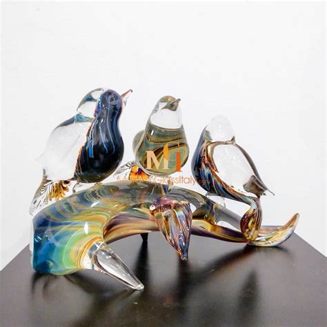 Murano Glass Bird Figurines : This murano glass bird is a suitable gift ...