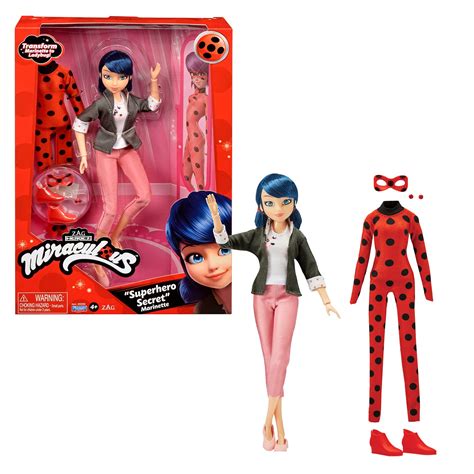 Buy Miraculous Ladybug Superhero Secret Fashion Doll | Marinette ...