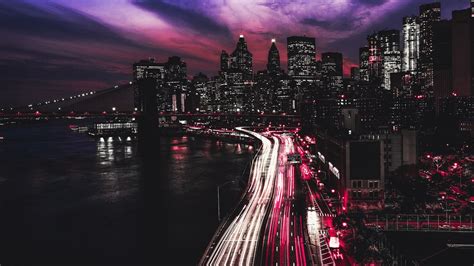 1366x768 Manhattan City At Night Laptop HD ,HD 4k Wallpapers,Images ...