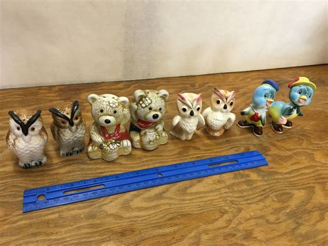 LOT OF VINTAGE ANIMAL SALT AND PEPPER SHAKERS - Schmalz Auctions