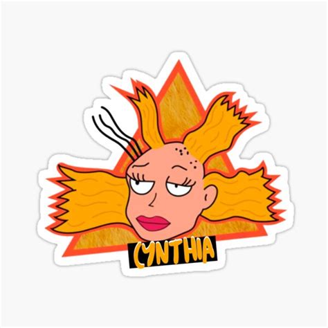 "Cynthia, Rugrats - Vintage Cartoons" Sticker for Sale by ...