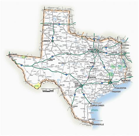 Printable Map Of Texas Cities And Towns - Printable Maps Online