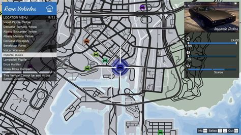 Gta 5 Car Locations Map