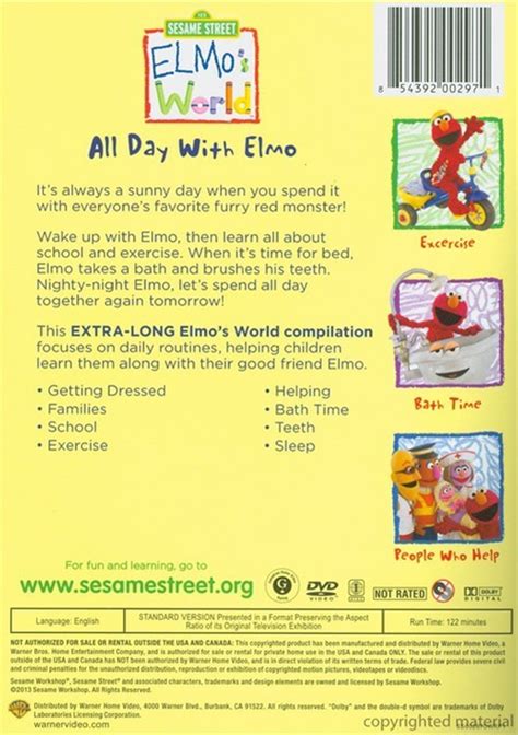 Elmo's World: All Day With Elmo (DVD) | DVD Empire