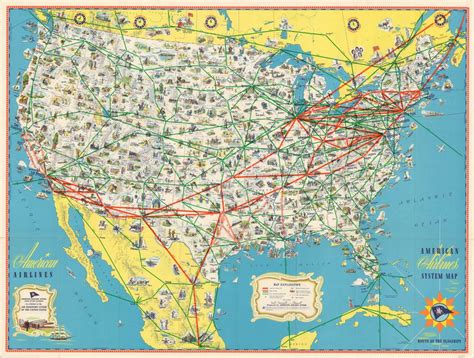 American Airlines Route Map 2024 - Viva Alverta