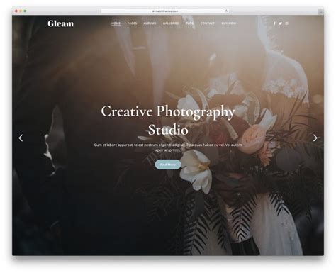 Website Template Photography