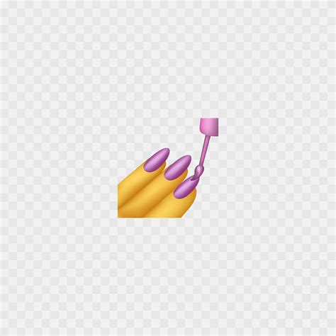 Manicure emoji. Beautiful pink nails. Isolated. Vector 20257886 Vector ...