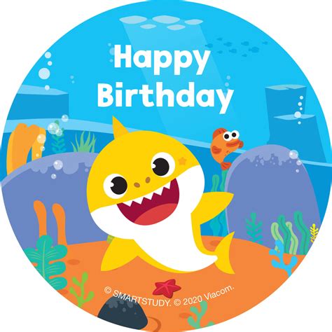 Baby Shark Stickers - PartyBell.com | Baby shark, Shark theme birthday ...