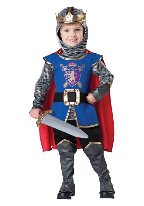 Child King Medieval Knight Fancy Dress Costume Crusader Kids Boys Age 3 ...