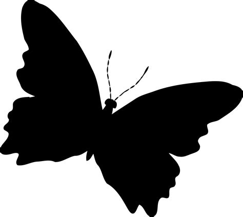 Butterfly Silhouette Clip Art Wings Clipart Png Download 23401912 ...