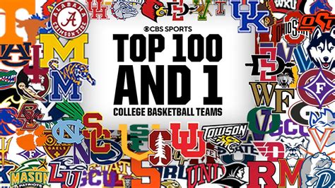 College basketball rankings: CBS Sports' Top 100 And 1 best teams ...