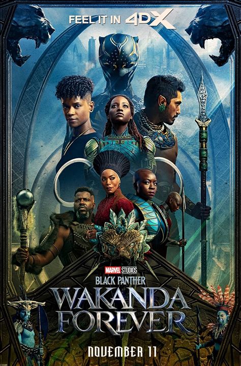 Black Panther: Wakanda Forever | Promotional poster | 4DX - Marvel ...