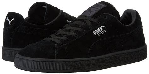 PUMA 352634-77 : Men's Suede Classic Sneaker Black - Walmart.com