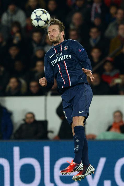 Gallery: David Beckham starts for PSG against Barcelona