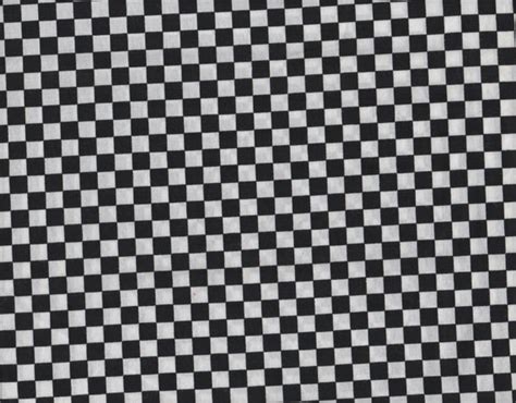 Checkerboard Fabric - Black and White Checks - 3/8" Squares Checked ...