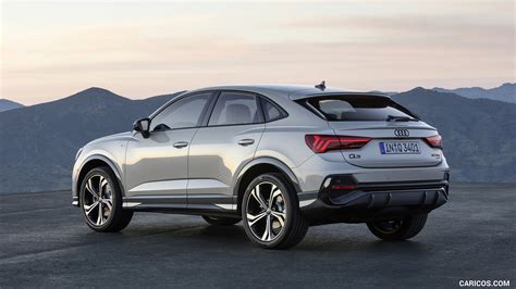 Audi Q3 Sportback | 2020MY S line (Color: Dew Silver) | Rear Three-Quarter