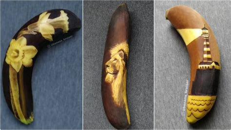 U.K. woman bruises banana peels to make stunning art | CBC Radio