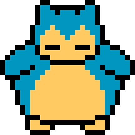 Download Snorlax - Pixel Art Pokemon Snorlax PNG Image with No ...